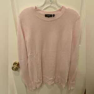 Theory Women's Pink Cashmere Sweater